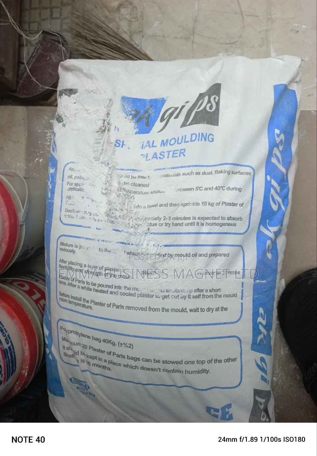 High Quality New Modern Ak Gips Pop Cement 