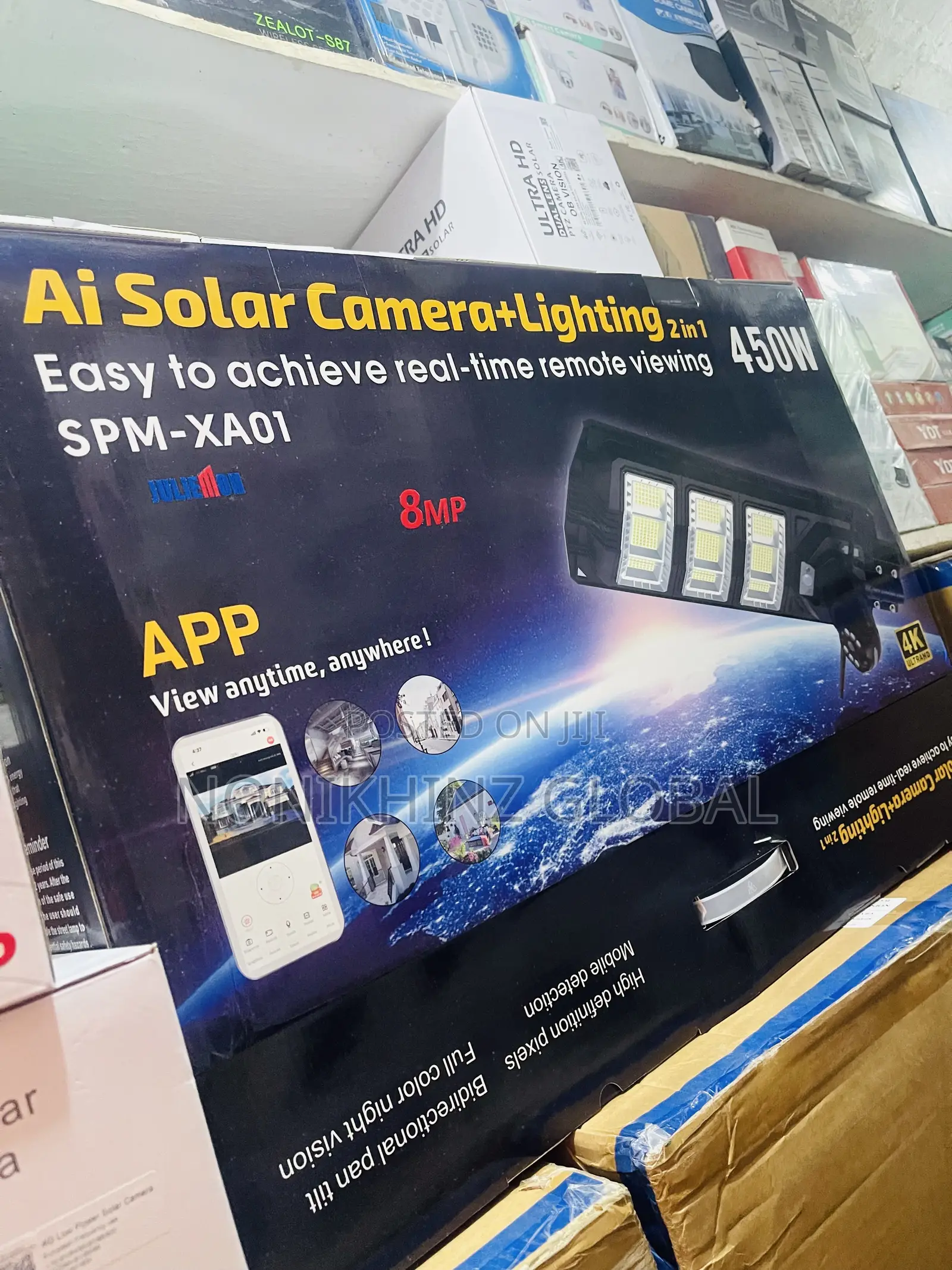 PTZ Camera Solar Street Lights