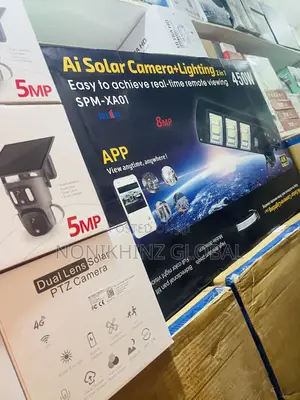 PTZ Camera Solar Street Lights