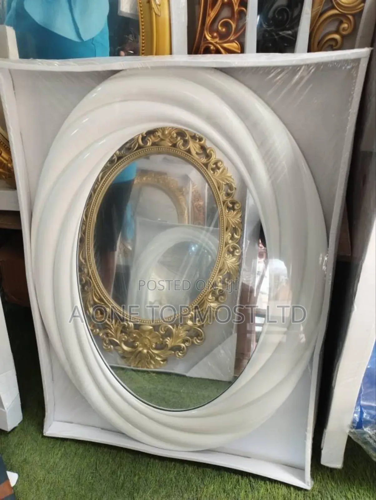 White Design Mirror