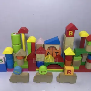 100 PCS Best Selling Wooden Building Blocks