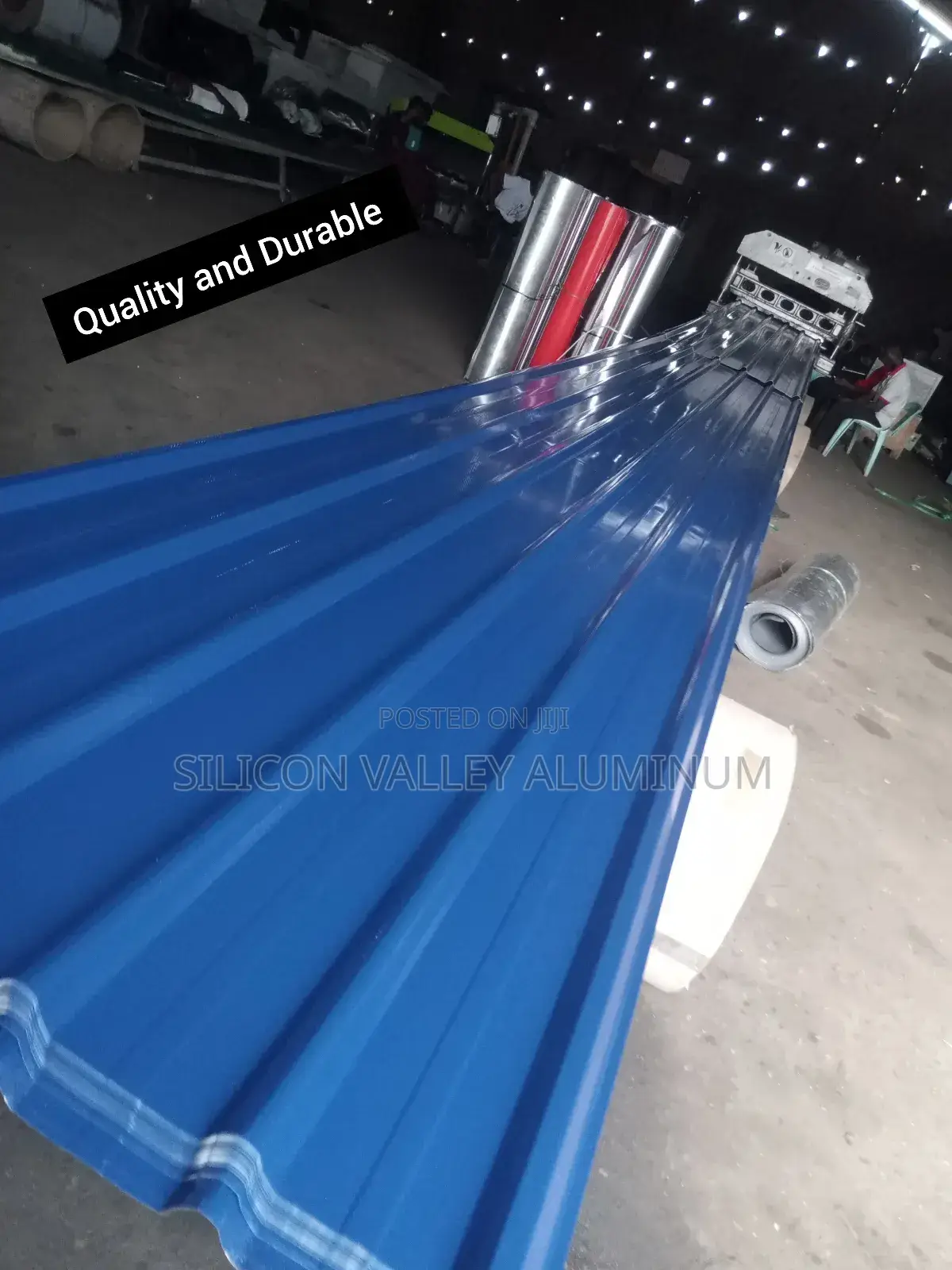 0.45mm (Complete/Full Gauge) Blue Aluminum Roofing Sheets Long Span