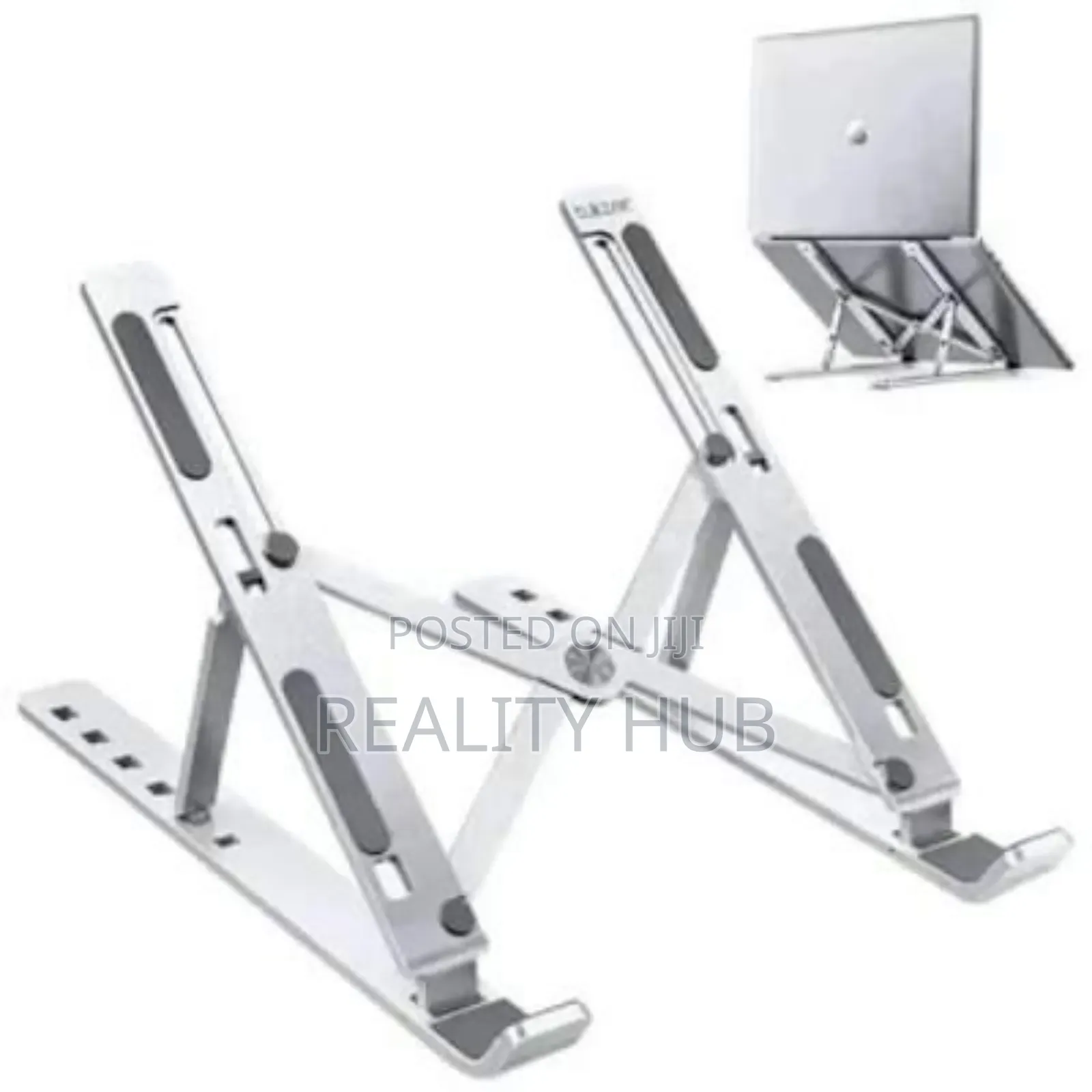 Metallic Laptop Stand Portable and Adjustable