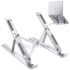Metallic Laptop Stand Portable and Adjustable