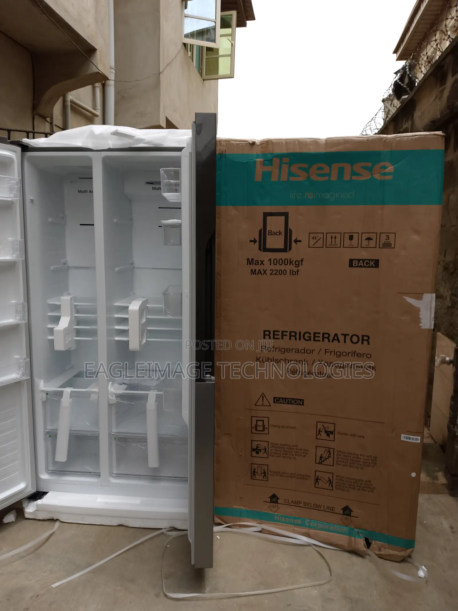 Long Lasting Hisense Side by Side Refrigeratorrc-67ws