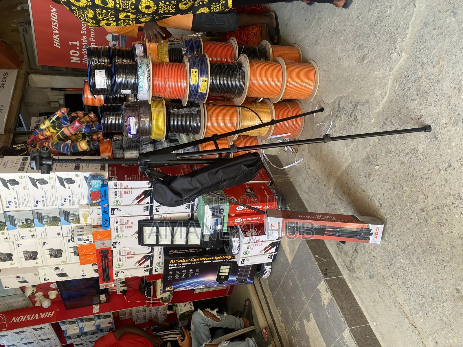 6ft Camera/Phone Tripod Camera With Phone Holder