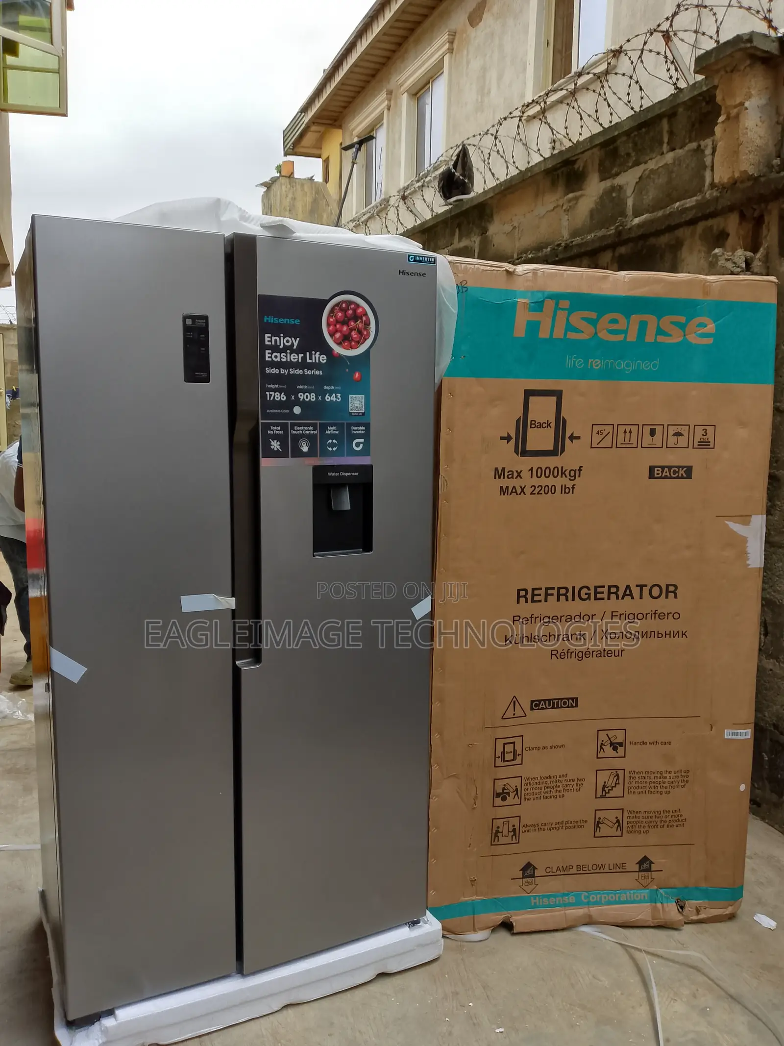 Advanced Hisense Side by Side Refrigerator Rc-67ws