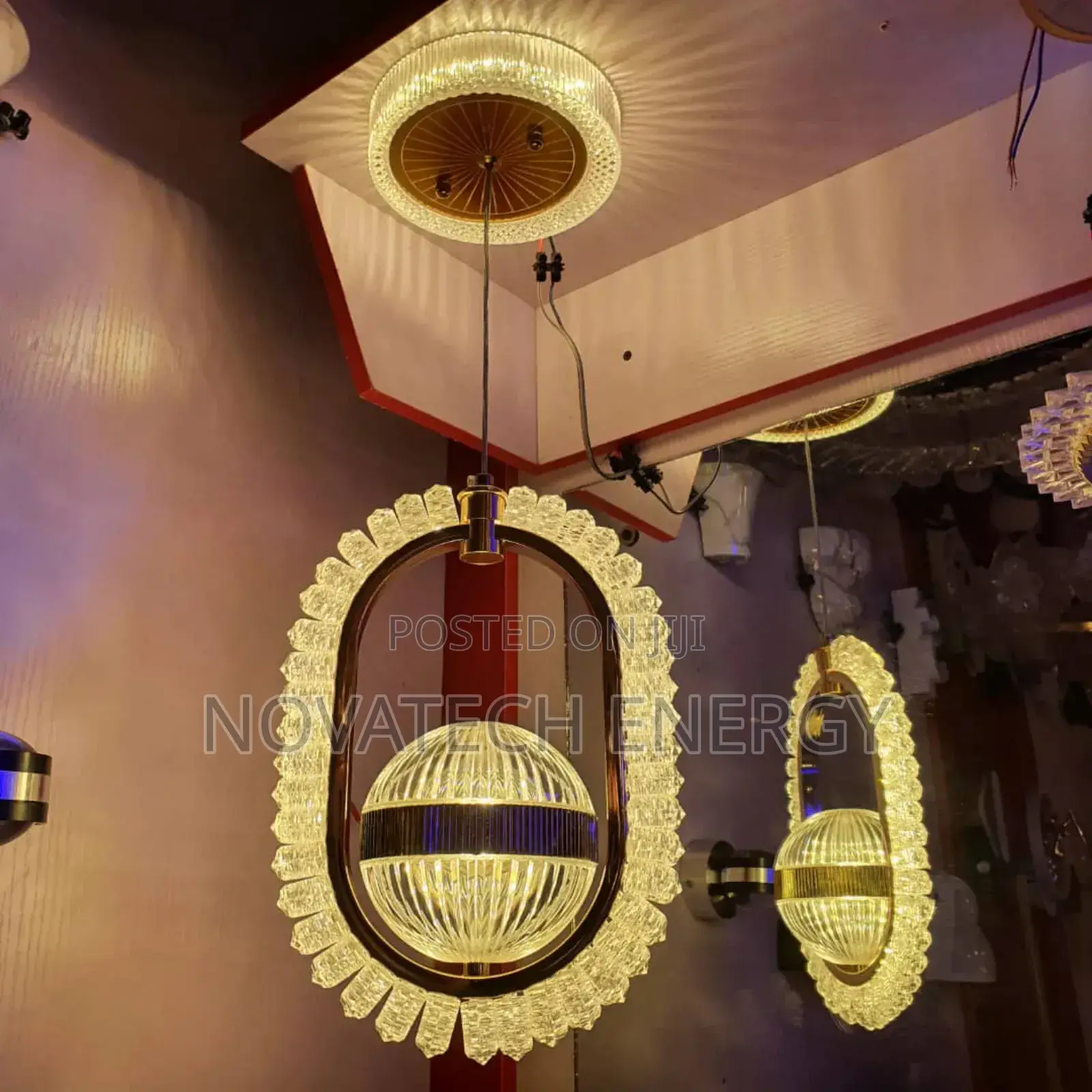 Oval Design Pendant Dropping Lights