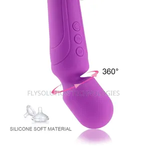 Powerful Magic Wand Massager 20 Vibration Modes (Purple)
