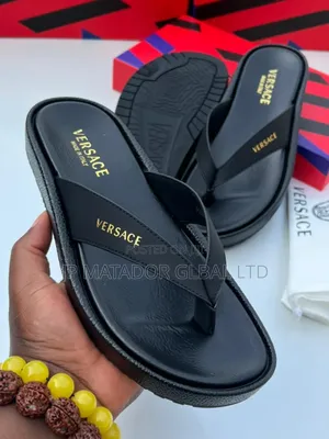 Pure Italian Leather Slippers!;Men!