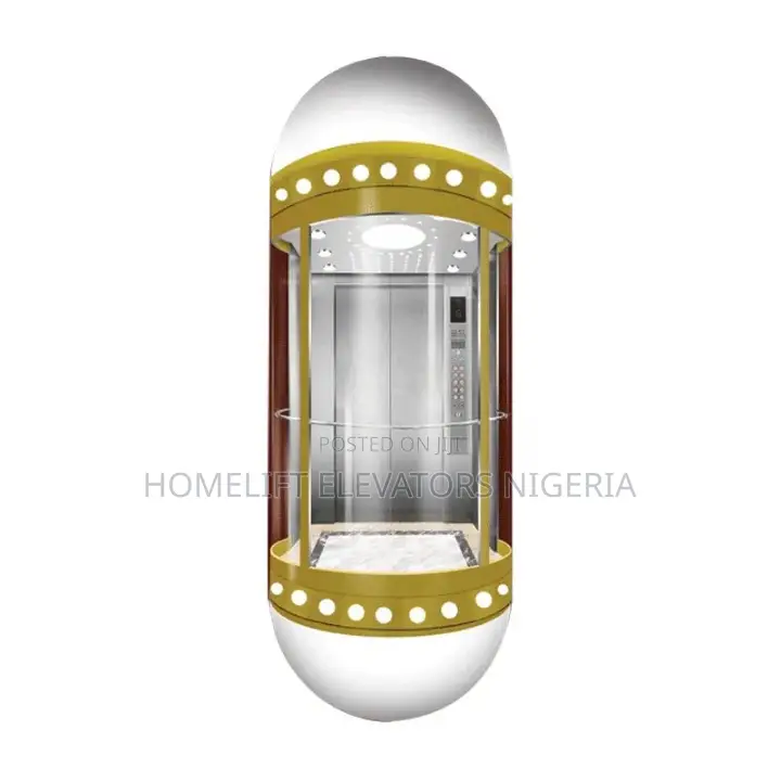 Passenger Round Elevator With Gearless Machine