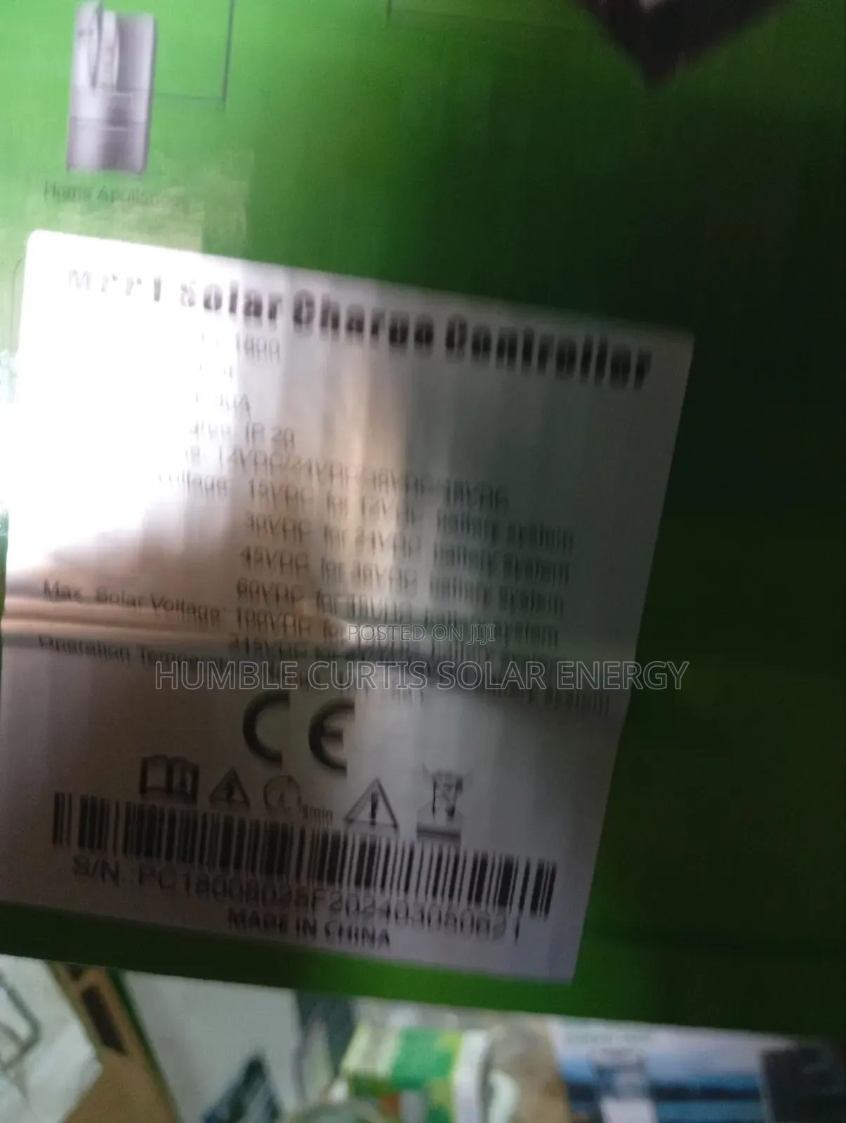 Must MPPT 80ah Charge Controller