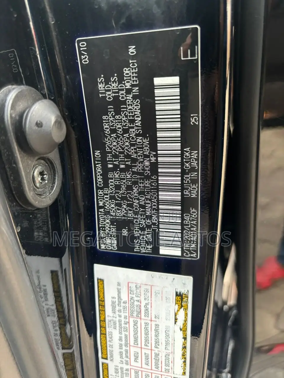 Lexus GX 460 2010 Black