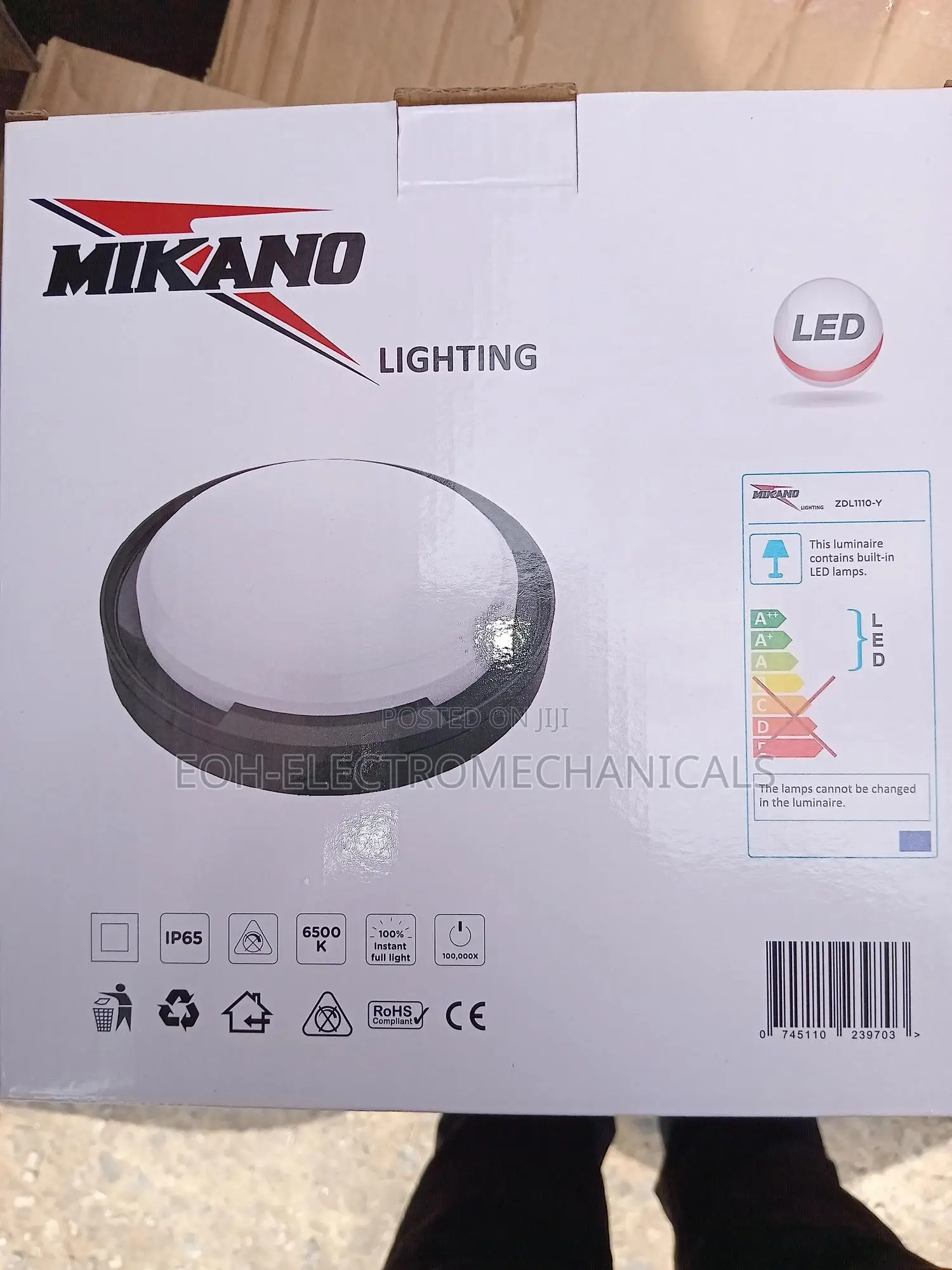 Bulkhead Wall Lamp 20w Ip65 Round