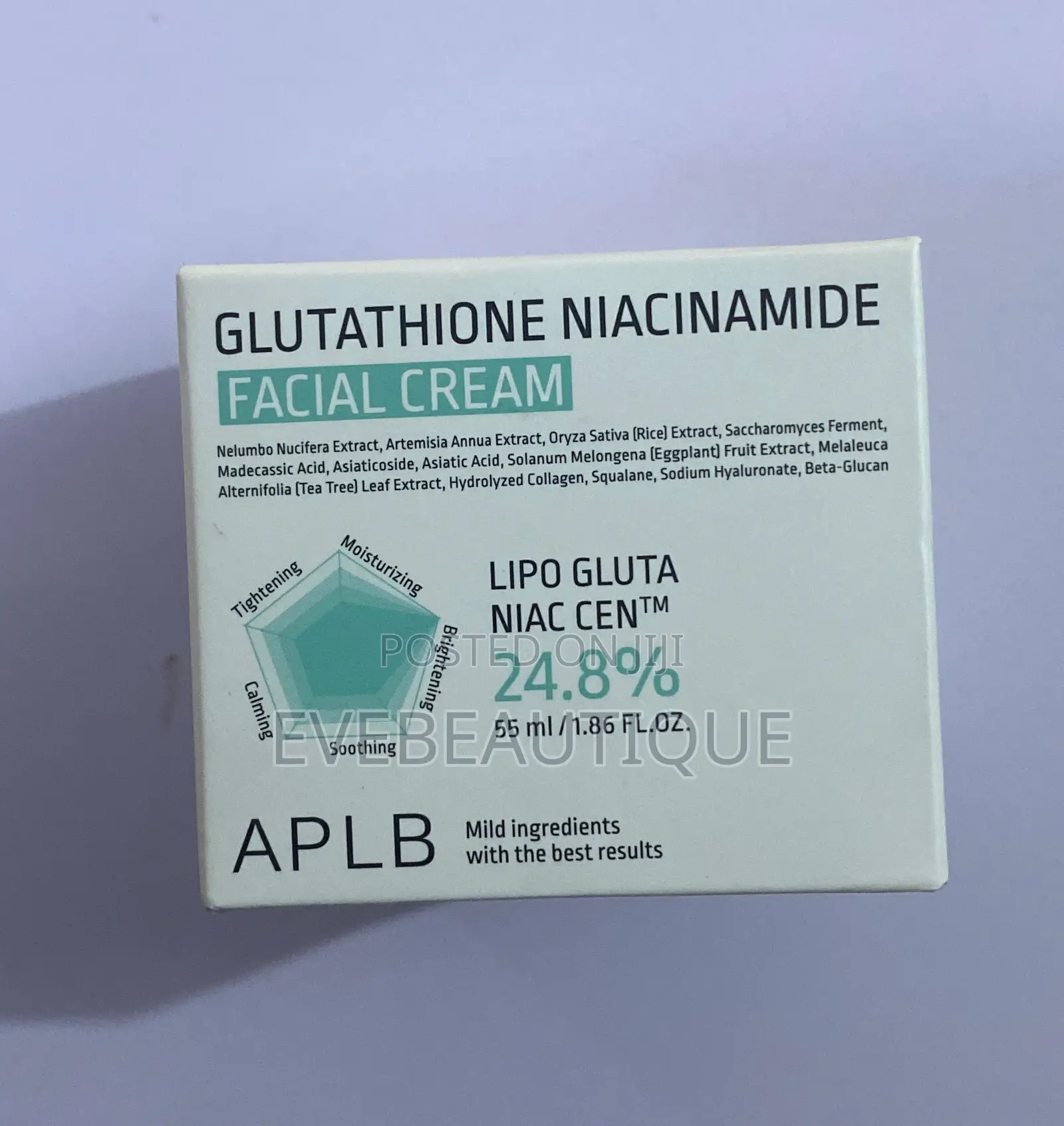 Aplb – Glutathione Niacinamide Facial Cream 55ml