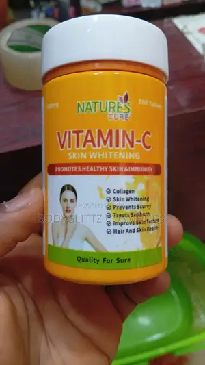 Nature's Cure Vitamin C Skin Whitening Tablets