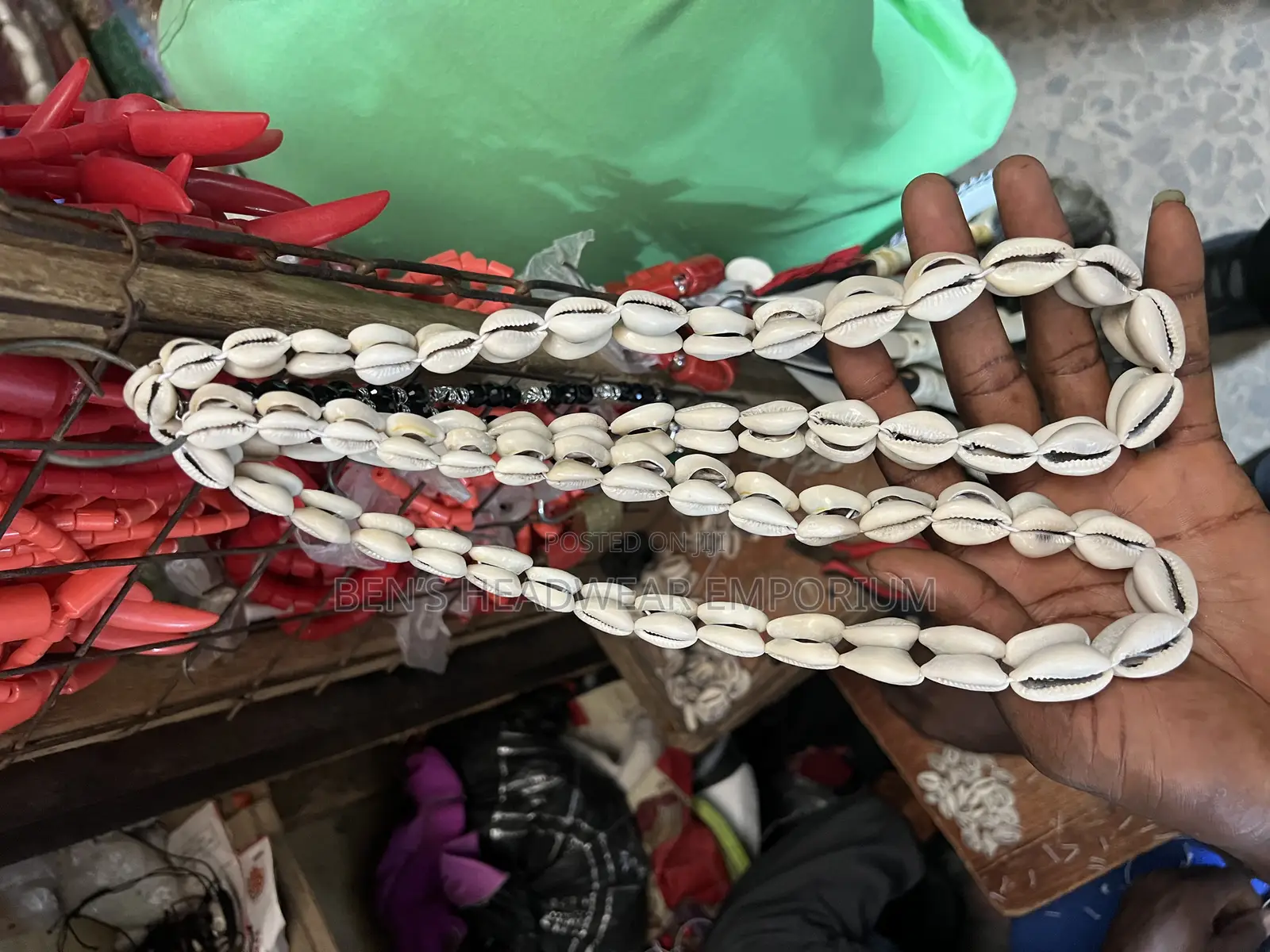 Cowrie Necklace.