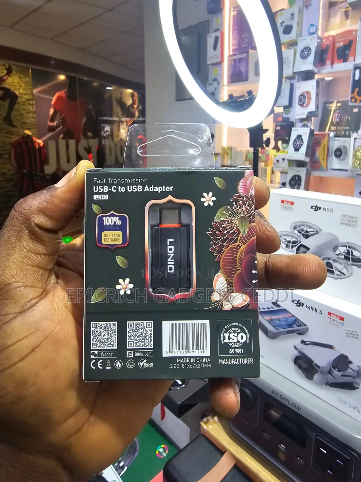 Usb-C to Usb Adapter.