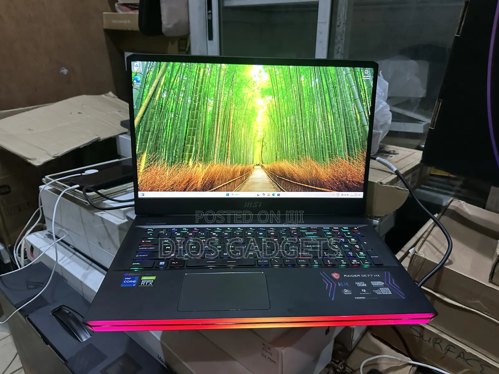 New Laptop MSI Raider GE78 64GB Intel Core I7 SSD 1T
