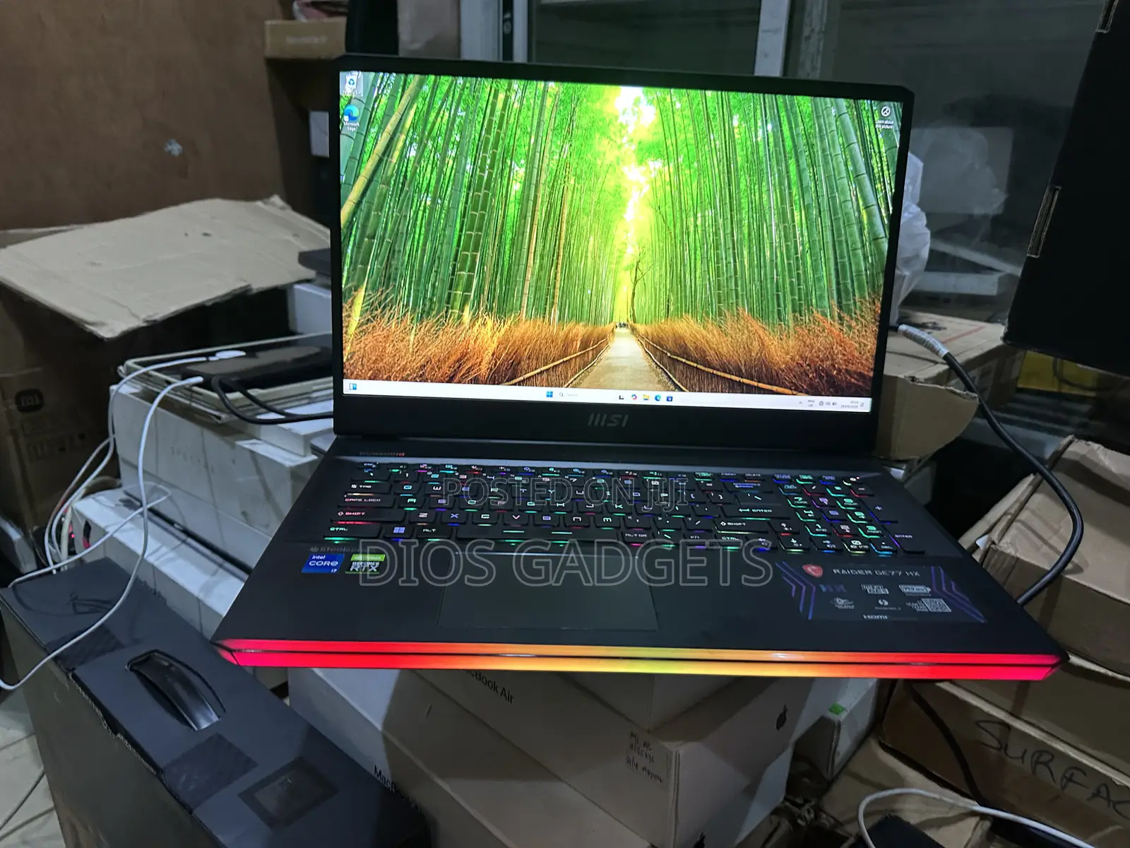 New Laptop MSI Raider GE78 64GB Intel Core I7 SSD 1T