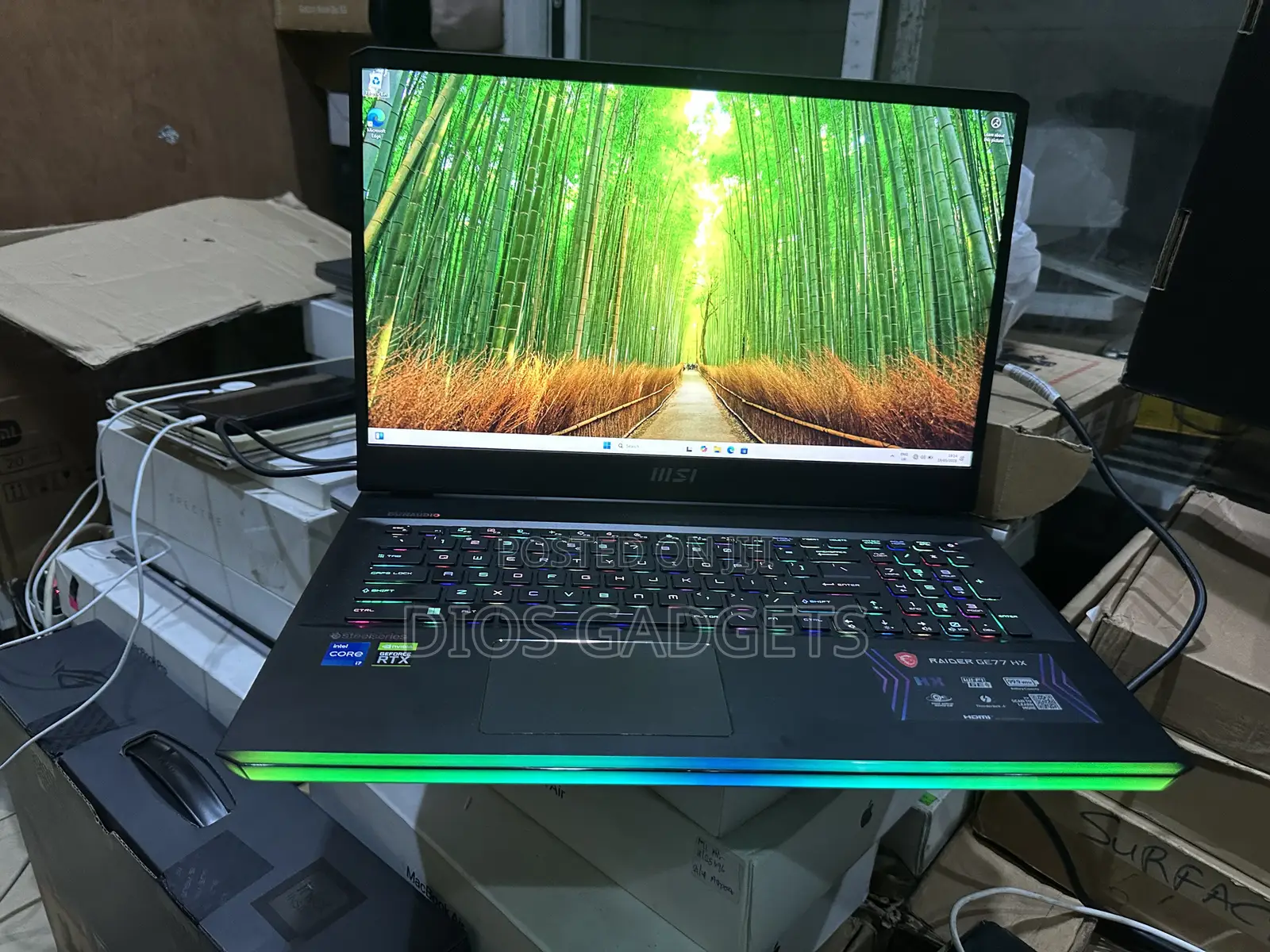 New Laptop MSI Raider GE78 64GB Intel Core I7 SSD 1T