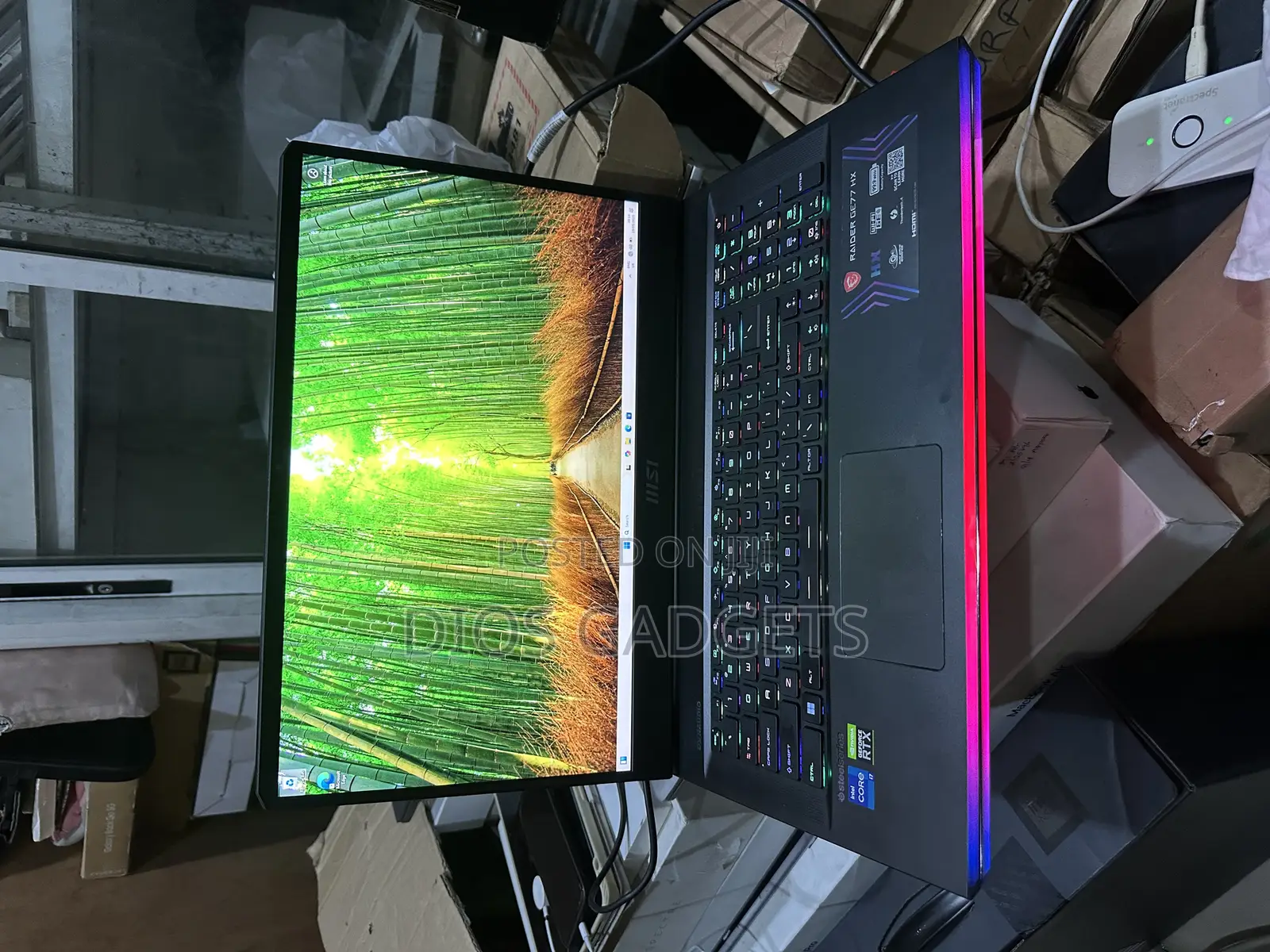 New Laptop MSI Raider GE78 64GB Intel Core I7 SSD 1T