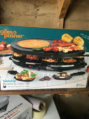 Giles Posner Electric,Raclette Grill And Crepe Maker