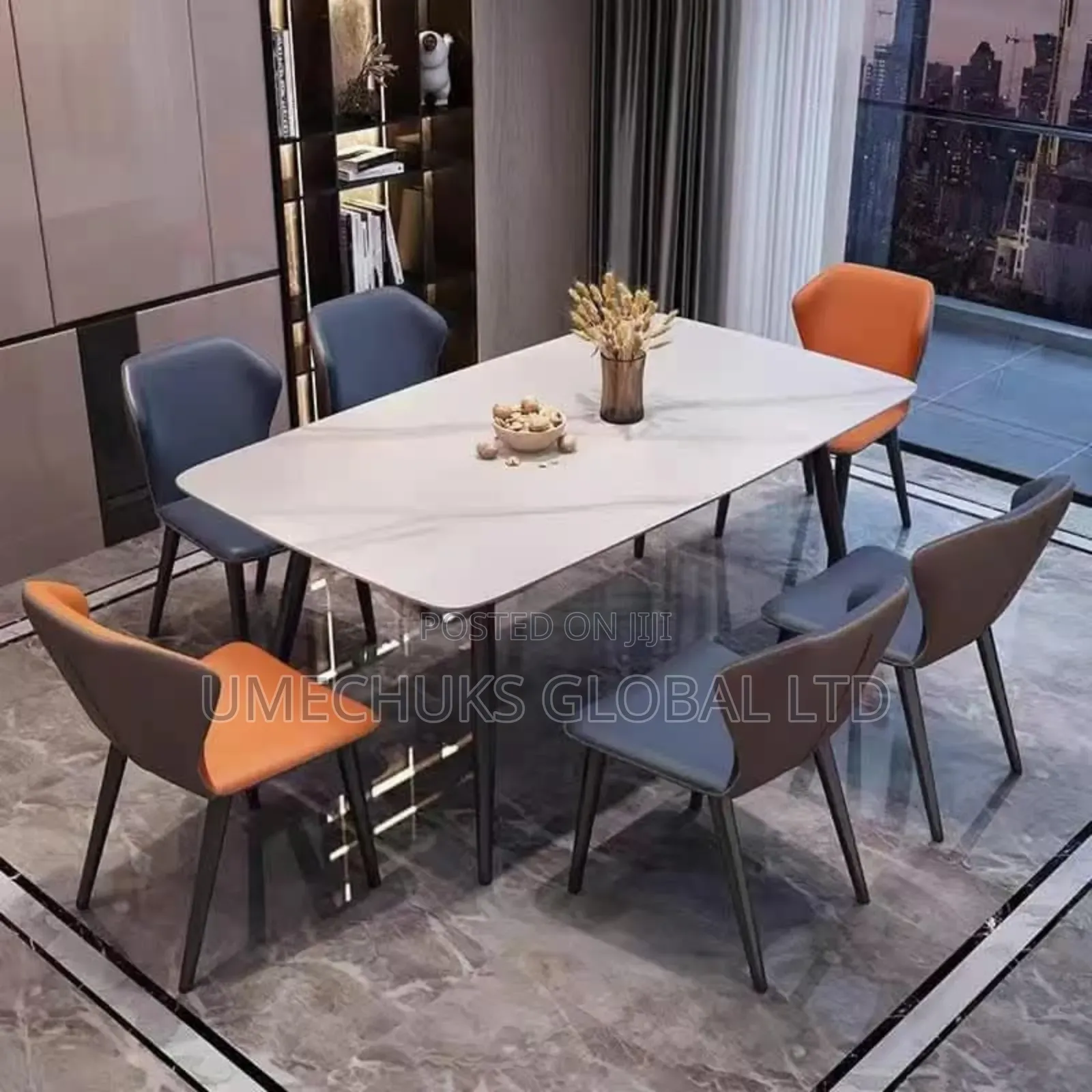 Top Quality Marble Dinning Set With the Chairs