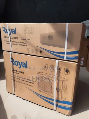 Original Royal 1 Hp R410a Air Conditioner Split Unit Copper