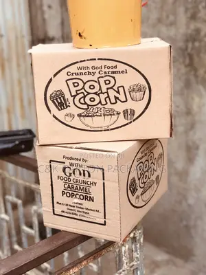 Carton Box for Popcorn Pack One Colour Printed