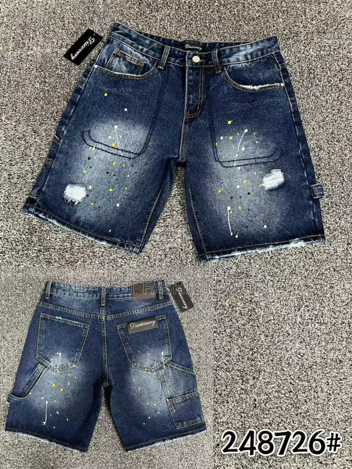 Black Quality Short Jeans