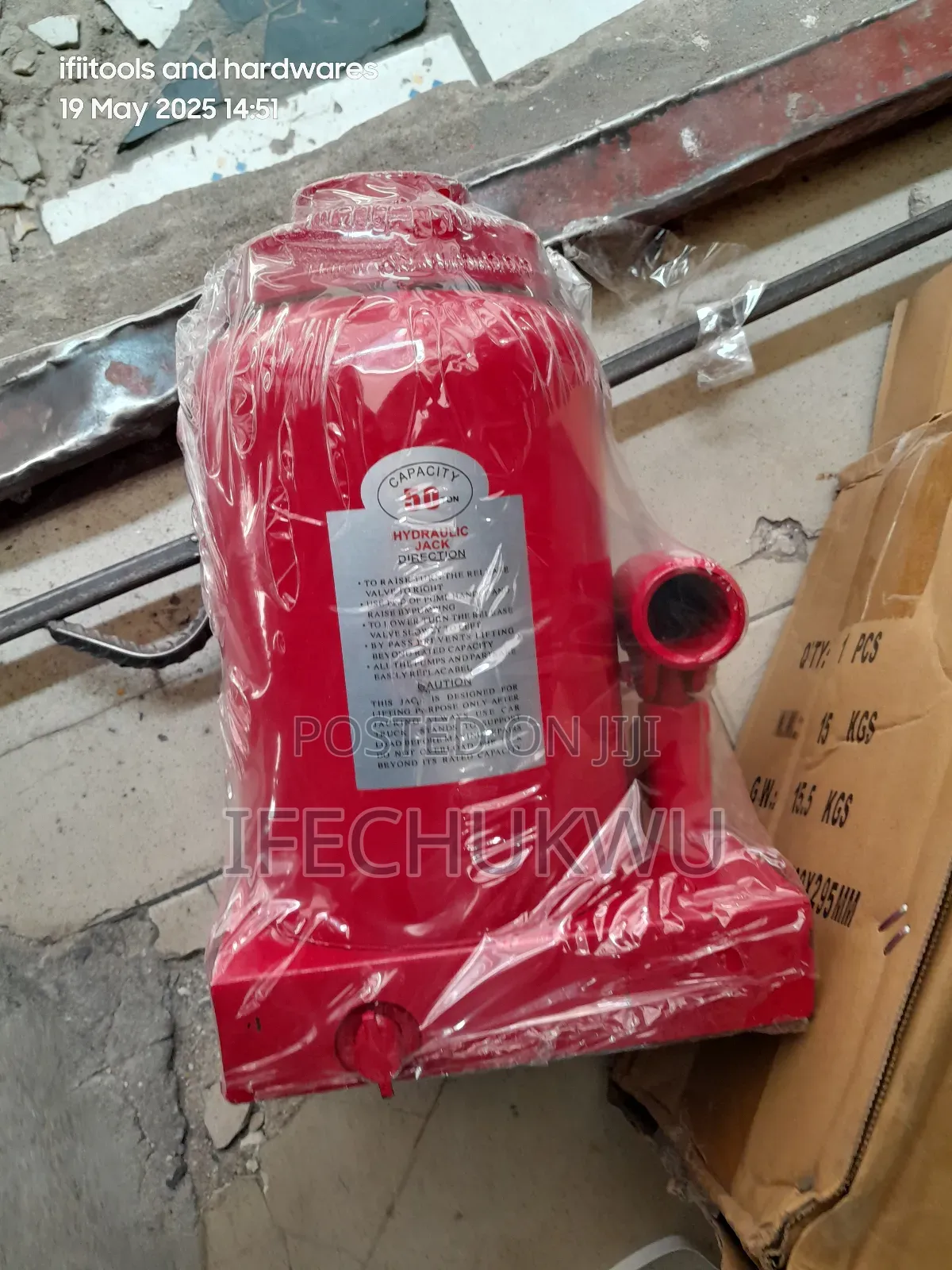 50 Tons Hydraulic Bottle Jack