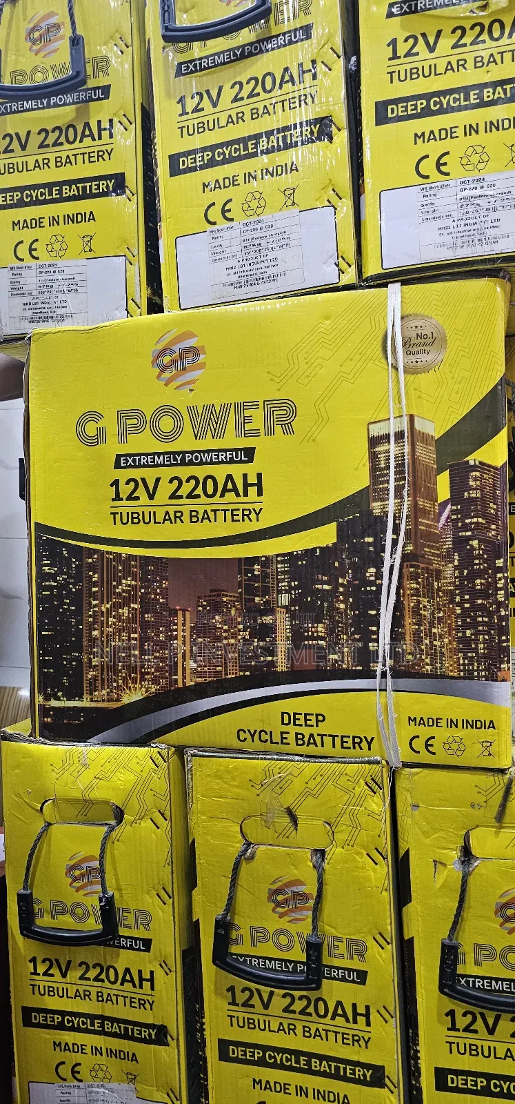 220ah G Power Tubular Battery