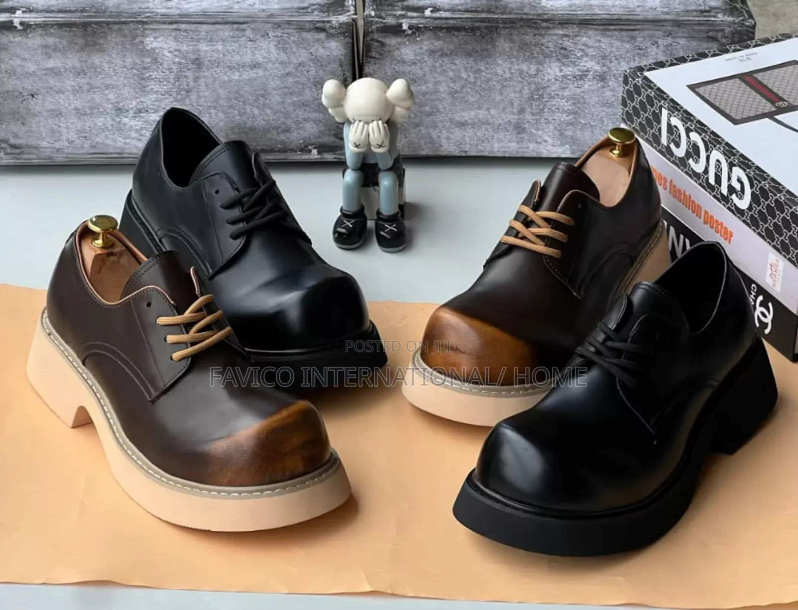 Black Top Quality Shoes