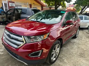 Ford Edge Titanium 4dr SUV AWD (2.0L 4cyl Turbo 6A) 2015 Red