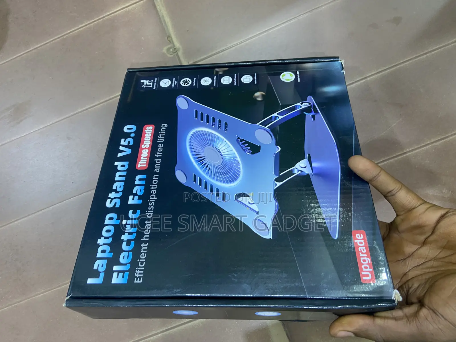 Laptop Stand With Electric Fan