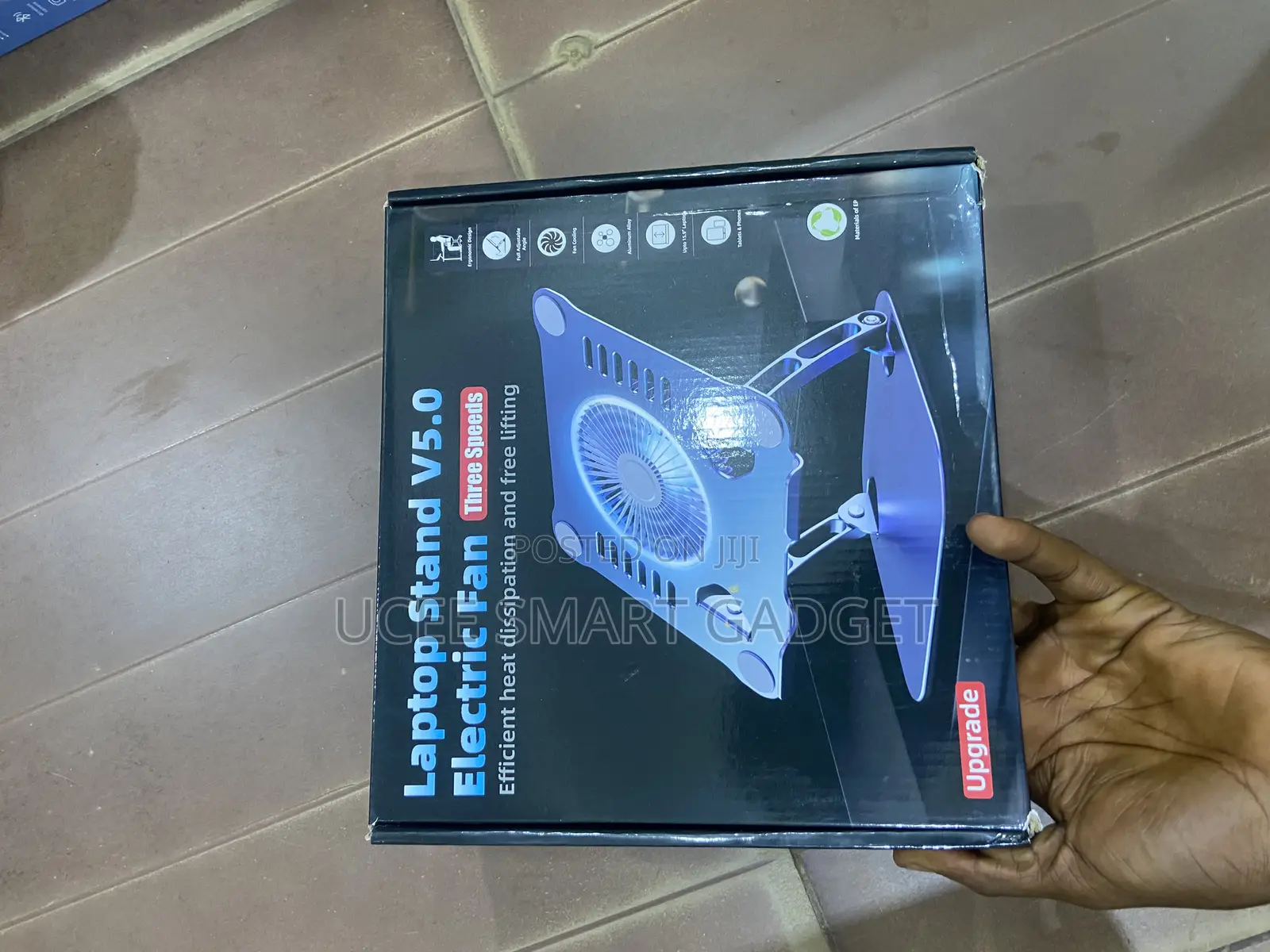 Laptop Stand With Electric Fan