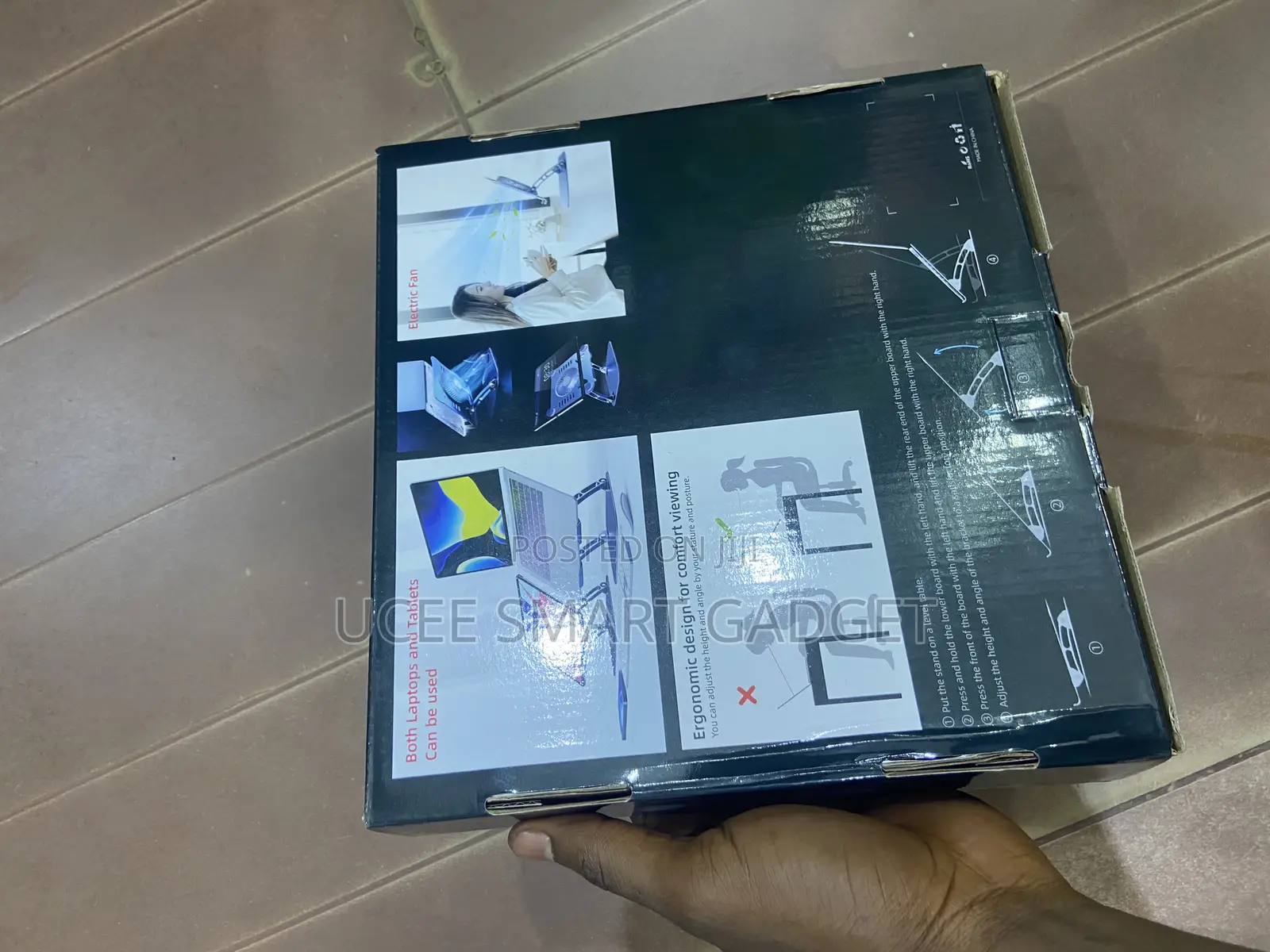 Laptop Stand With Electric Fan