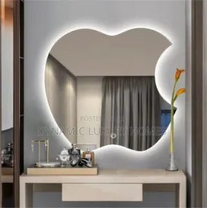 Luxury Led Apple Sensor Mirror With Three Changing Lights