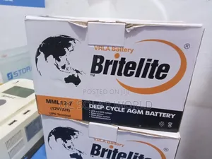 7ah 12v Britelite Gel Battery