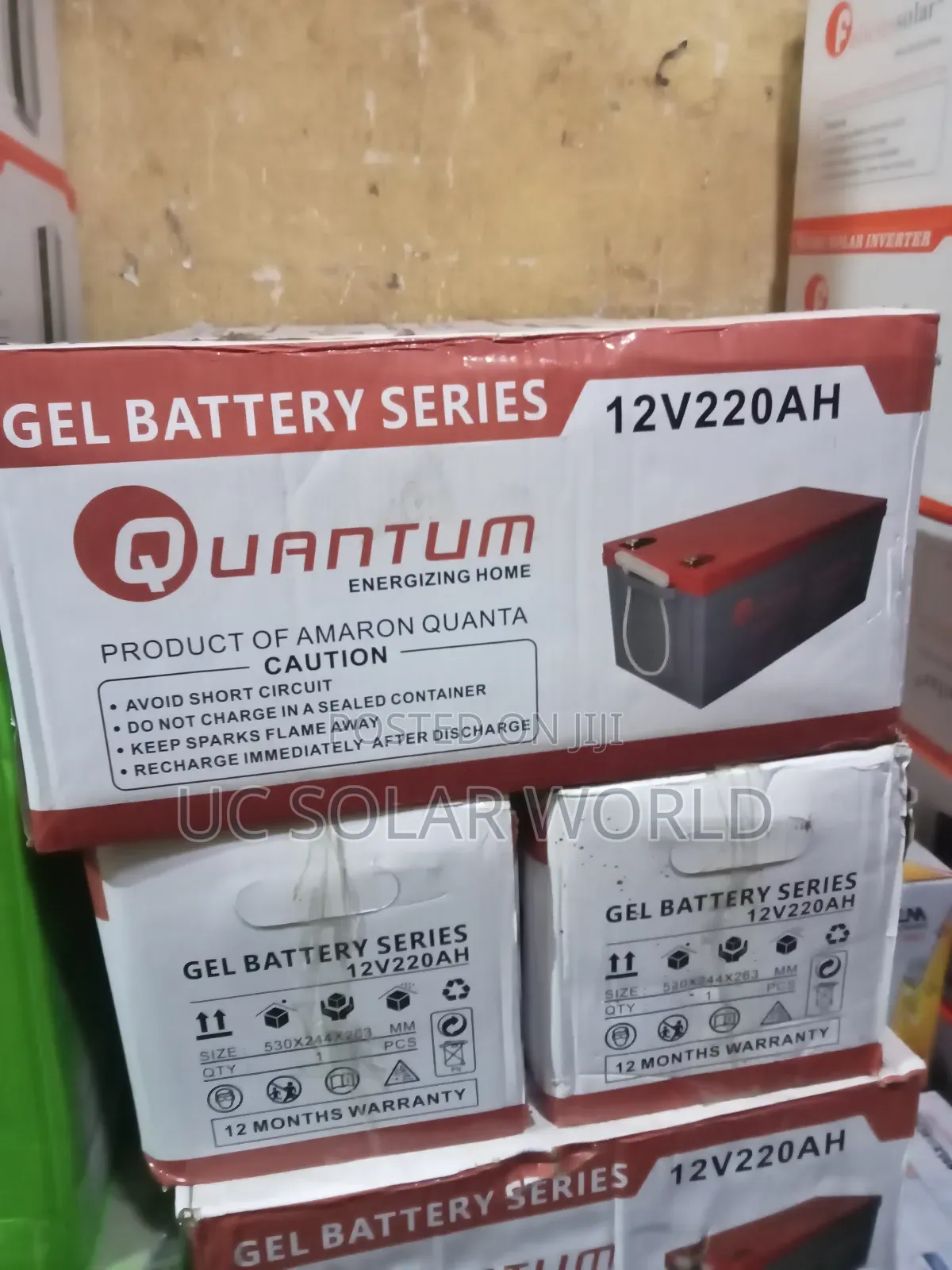 Quantum 220a Solar Gel Battery