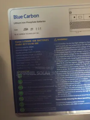 15kwh 48v Blue Carbon Lithium Ion Battery