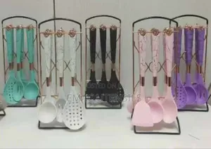 Original and Quality 7pcs Silicone Cooking Spoon