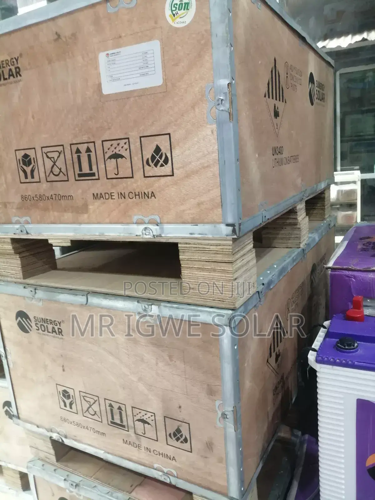 Sunergy 12kwh Lithium Iron Battery