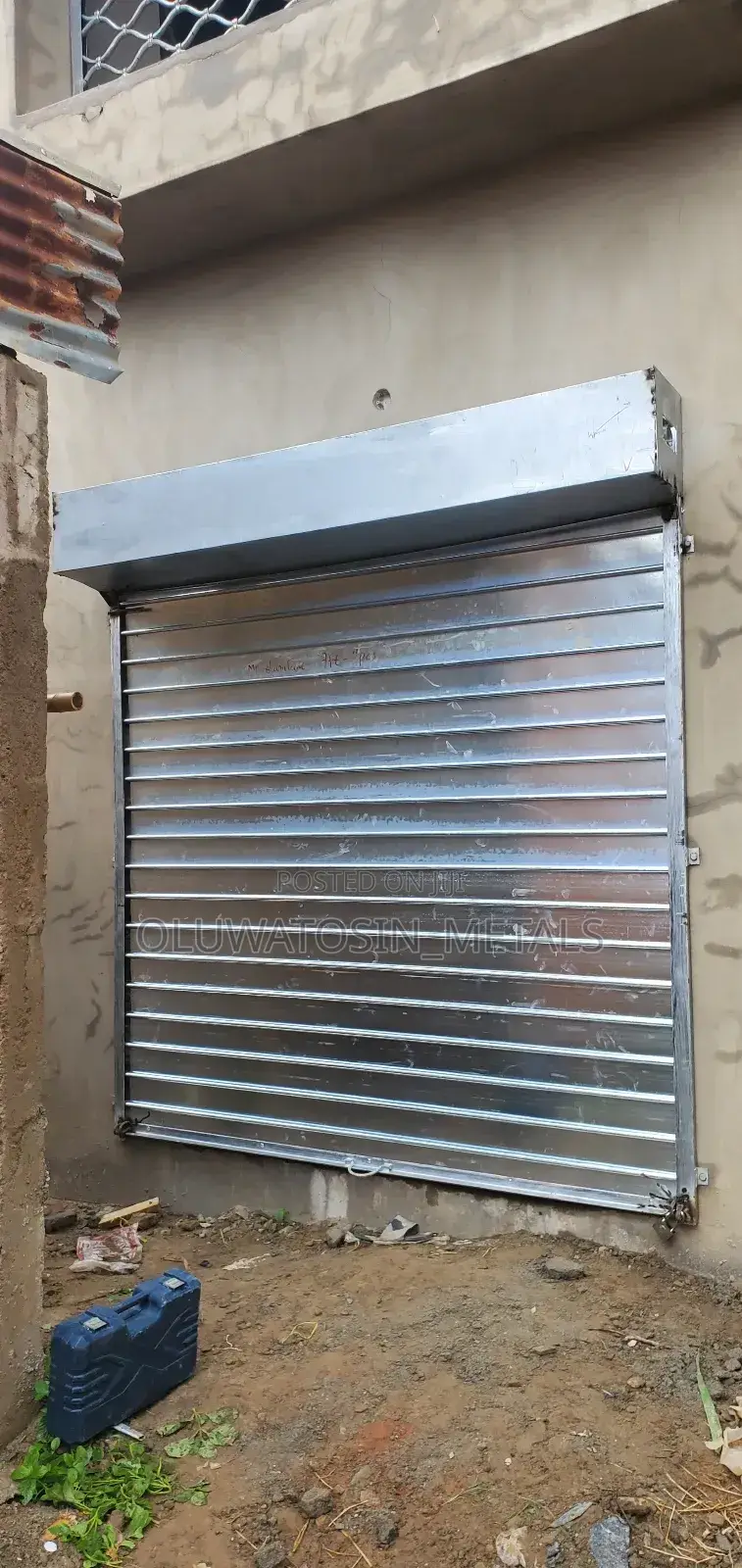 Roller Shutter Door Galvanized With Cover