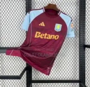 Aston Villa 2025-2026 Home Jersey