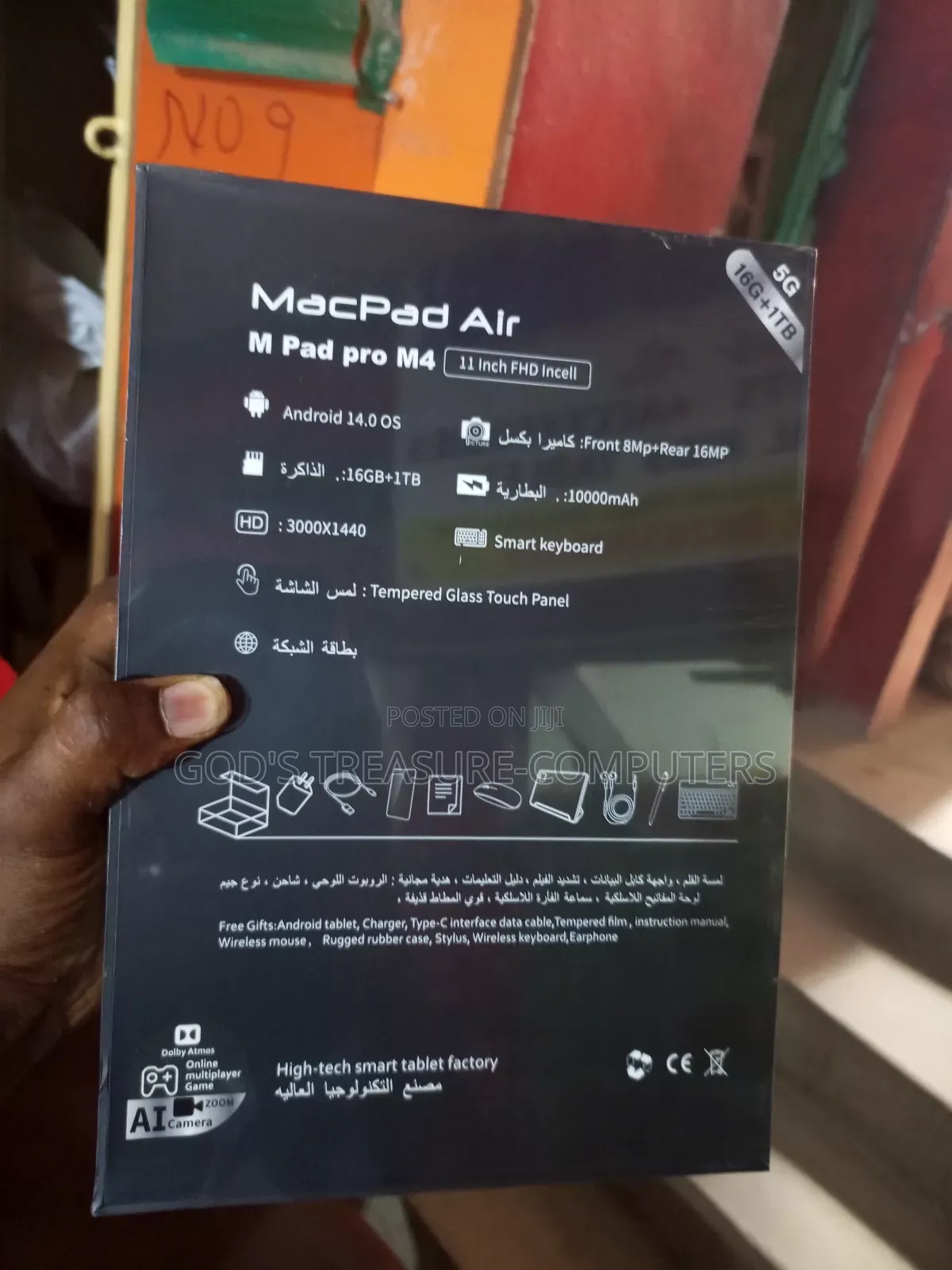 Mac-Pad Air 16ggbram 1tb