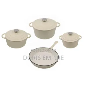 Qaulity 4pcs Enamel Cast Iron Pot Set.