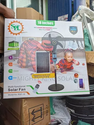This Is SPL 18 Inches Solar Standing Fan