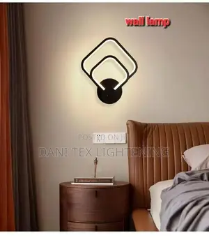 Nordic Led Wall Lamp Indoor Black White Wall Light Simple